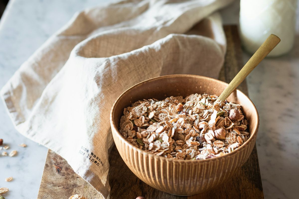 Hojuelas de avena. Foto de Pexels.