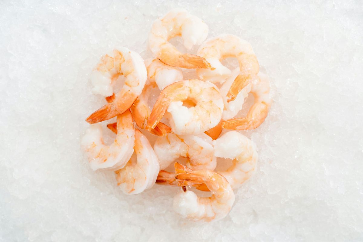 Camarones congelados. Foto de Pexels.