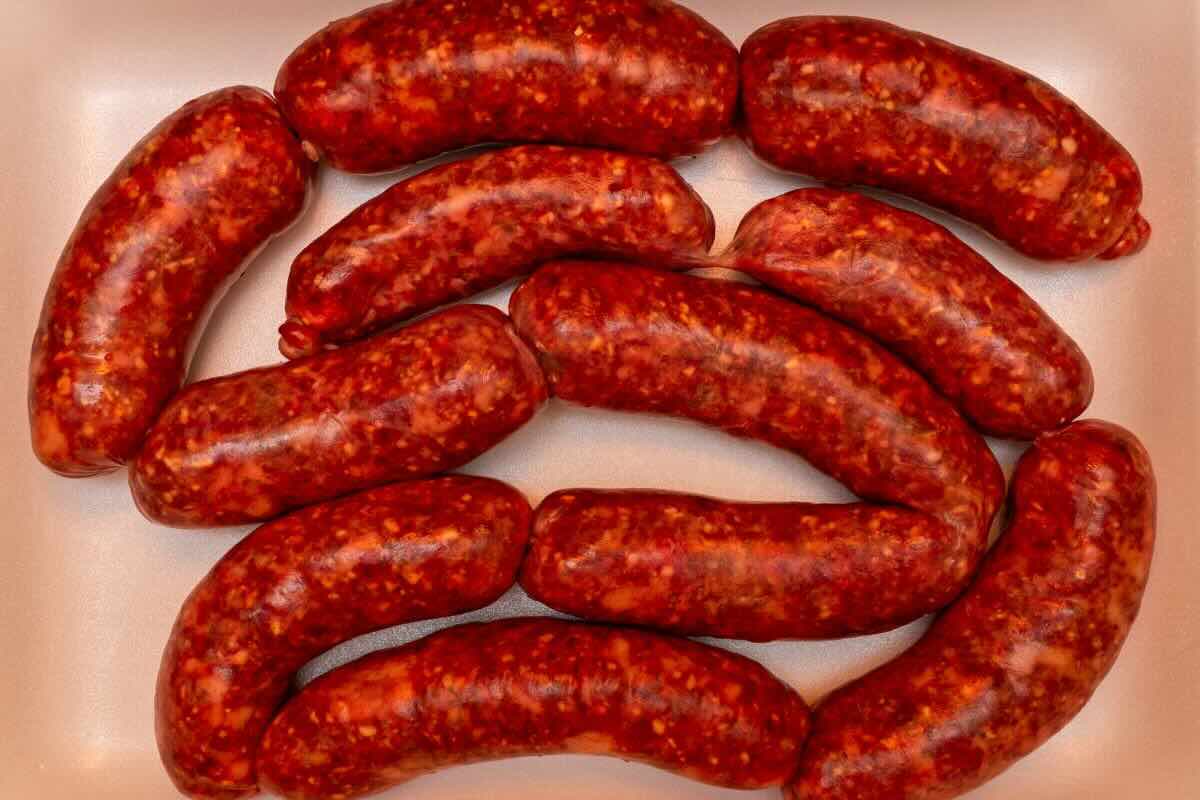 Chorizo fresco. Foto de Pexels.