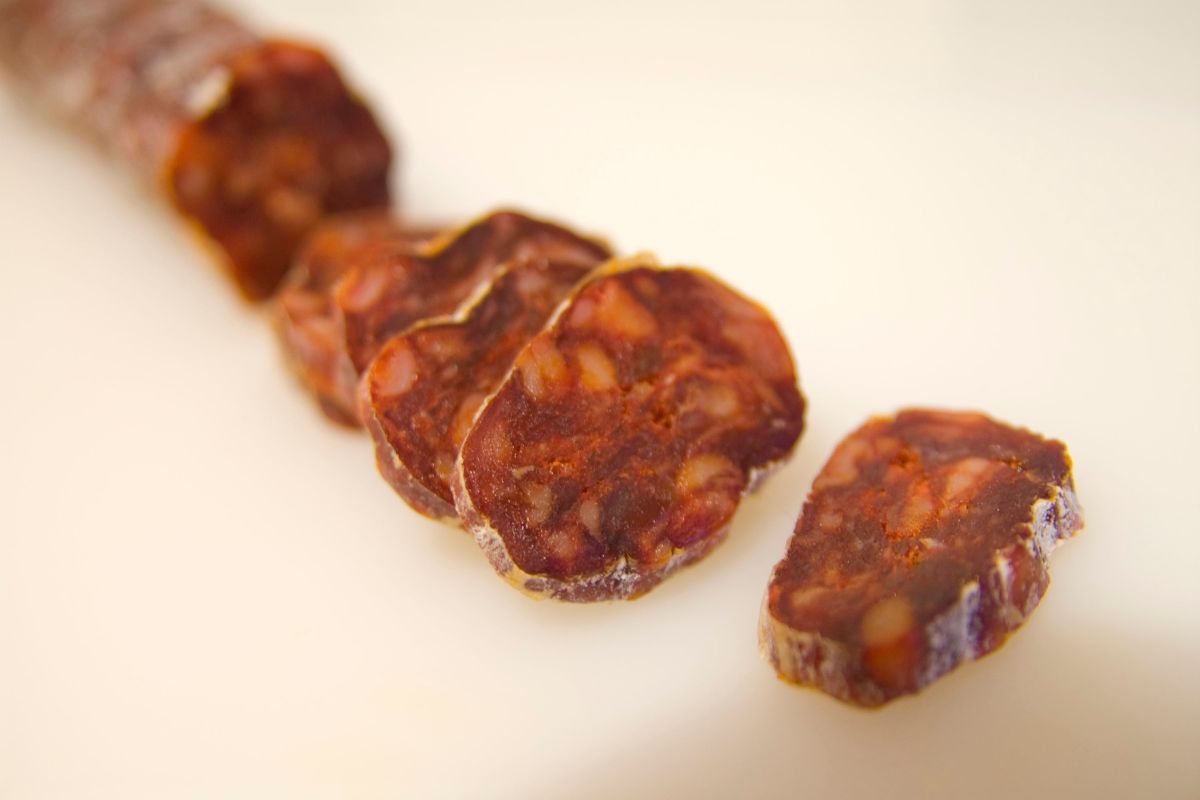 Longaniza ahumada. Foto de Flickr.