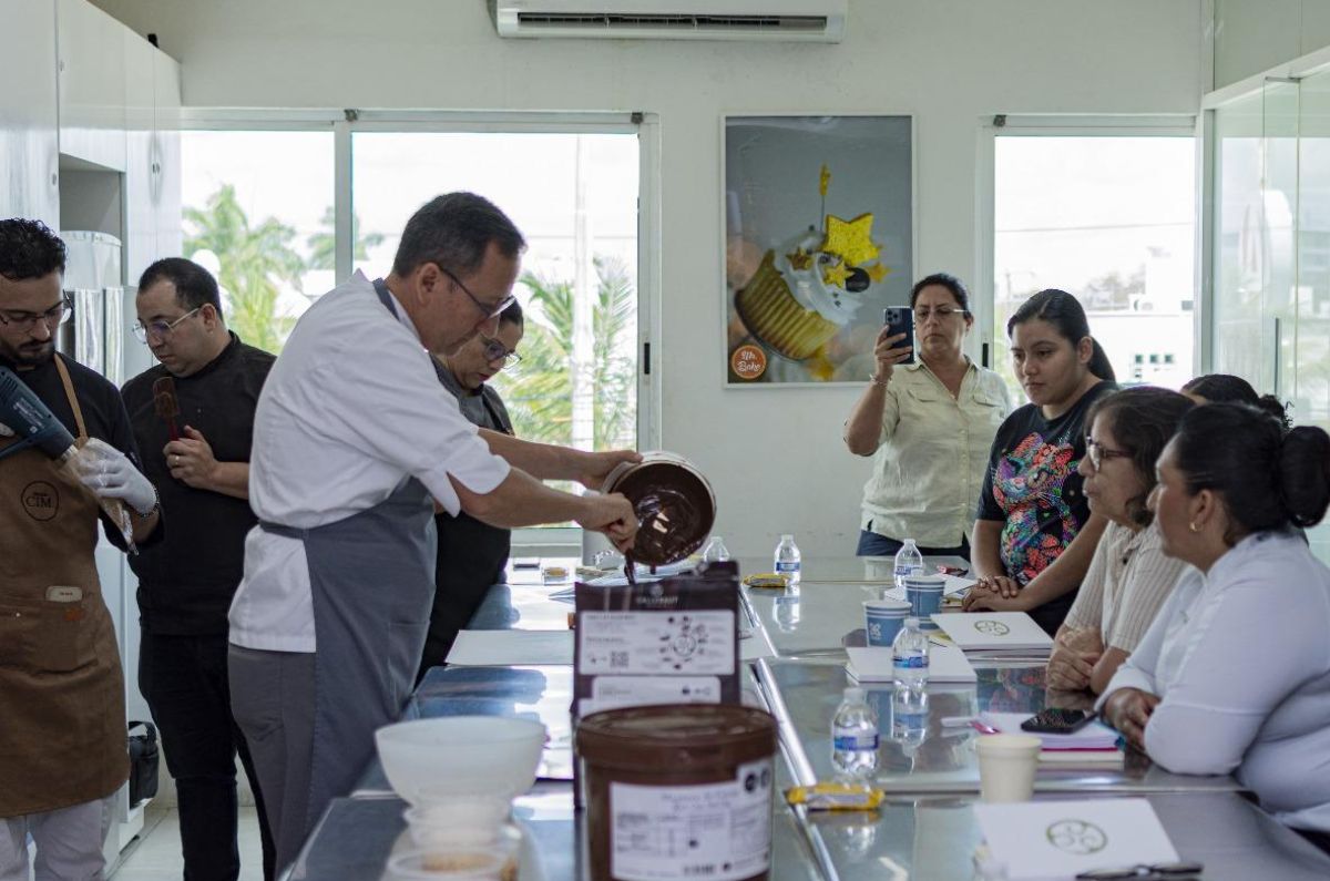 Masterclass de chocolate en CIM Cancún, foto proporcionada por CIM
