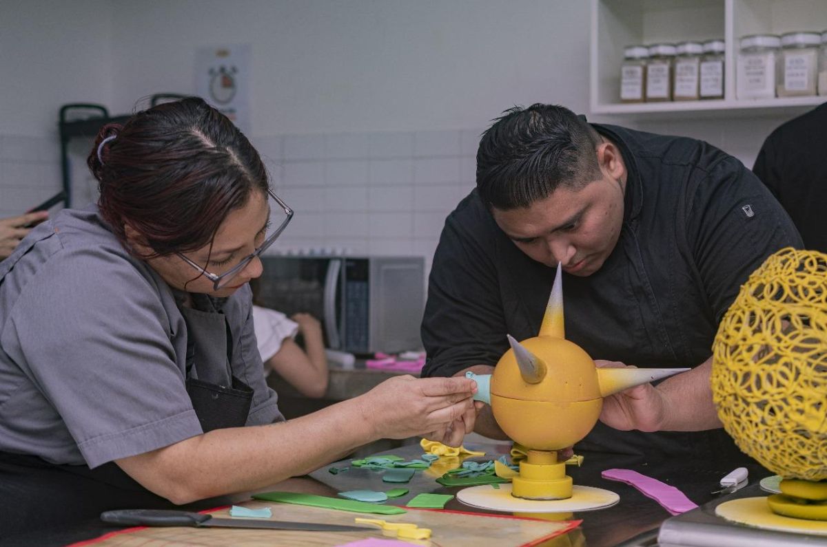 Participantes de la masterclass del chef Fidel Baeza en CIM Cancún, foto proporcionada por CIM