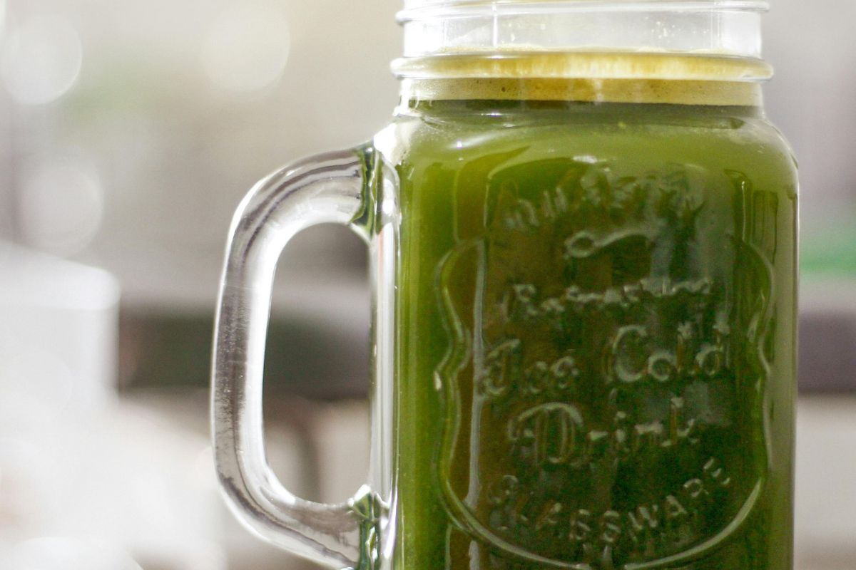 Jugo verde fresco. Foto de Pexels.