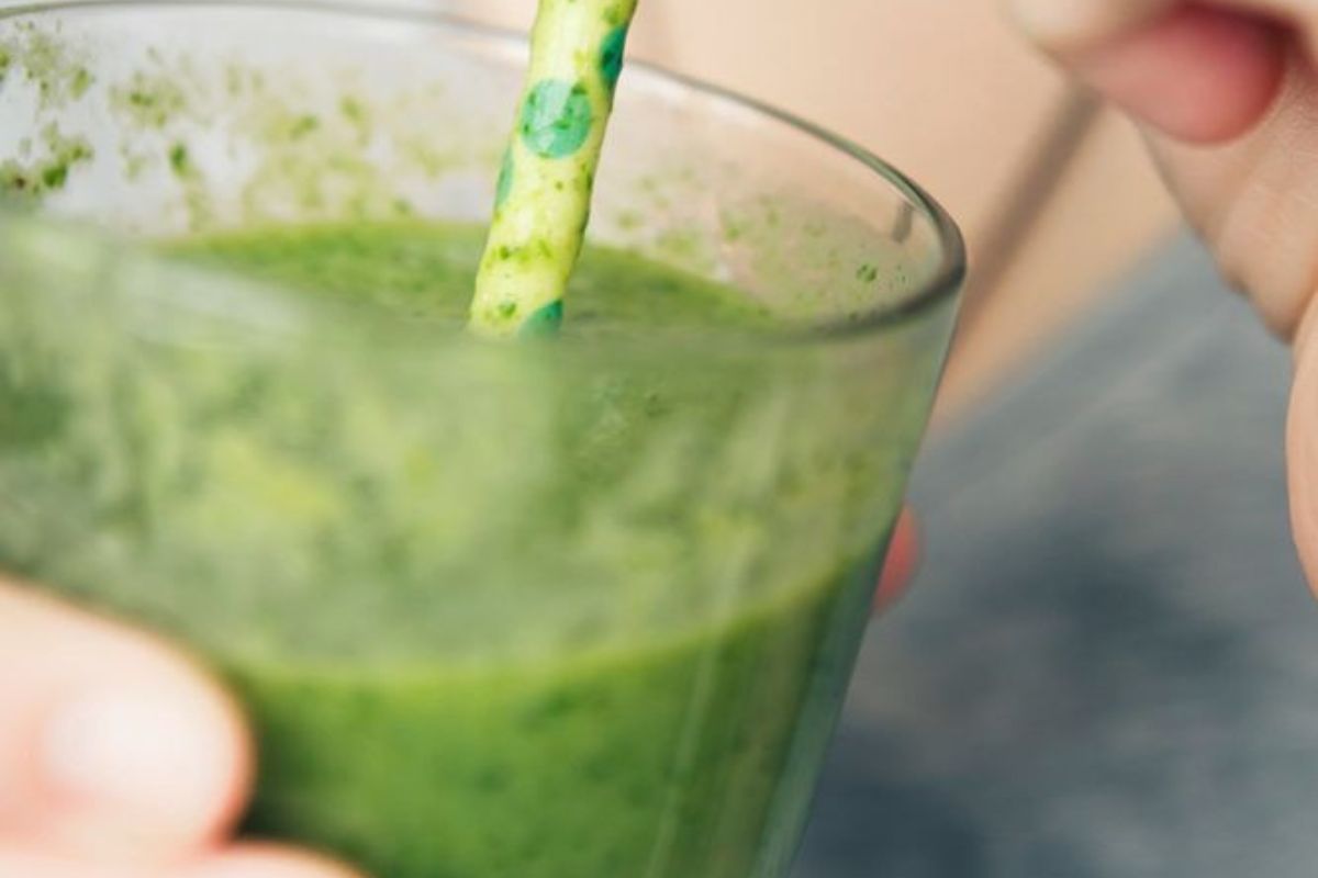 Jugo verde fresco. Foto de Pexels.
