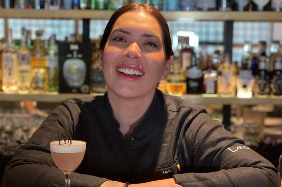 Sommelier Laura Hernández de La Sala de Laura, foto tomada de sus redes sociales