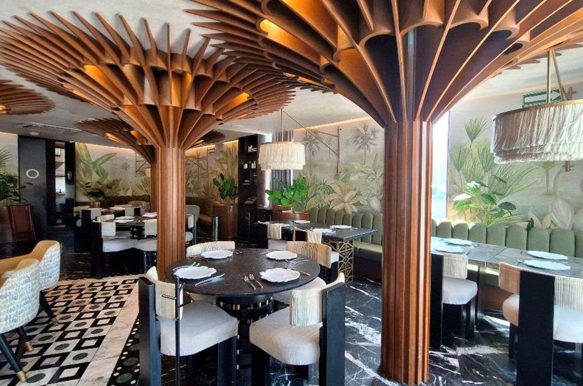 Decoración del restaurante Emplumado, foto de Miriam Carmo