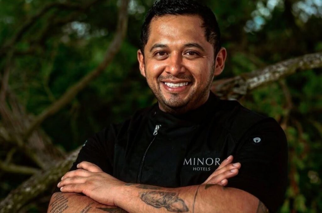 César Castañeda, el chef al frente de los fogones en Minor Hotels