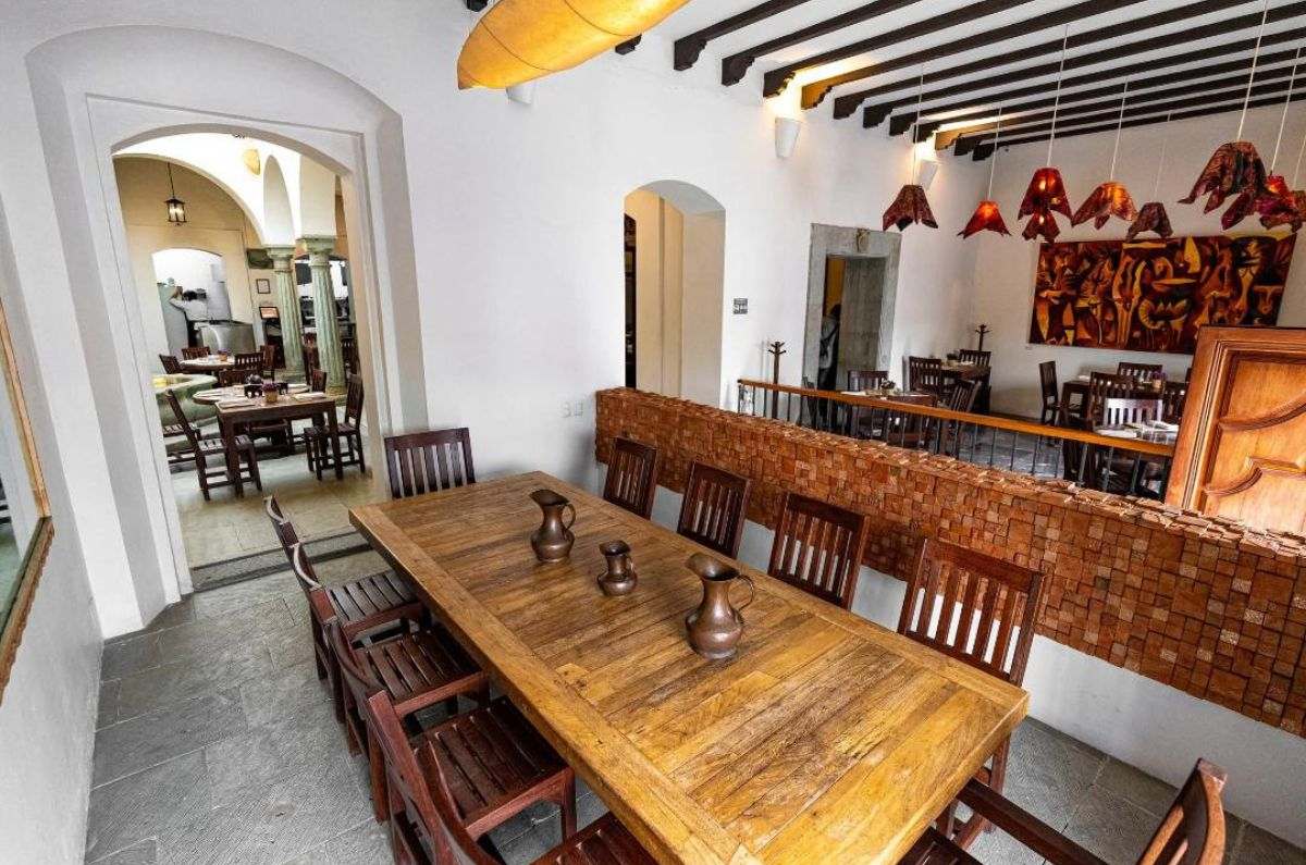 Entrada del restaurante Pitiona en Oaxaca, foto tomada de sus redes sociales