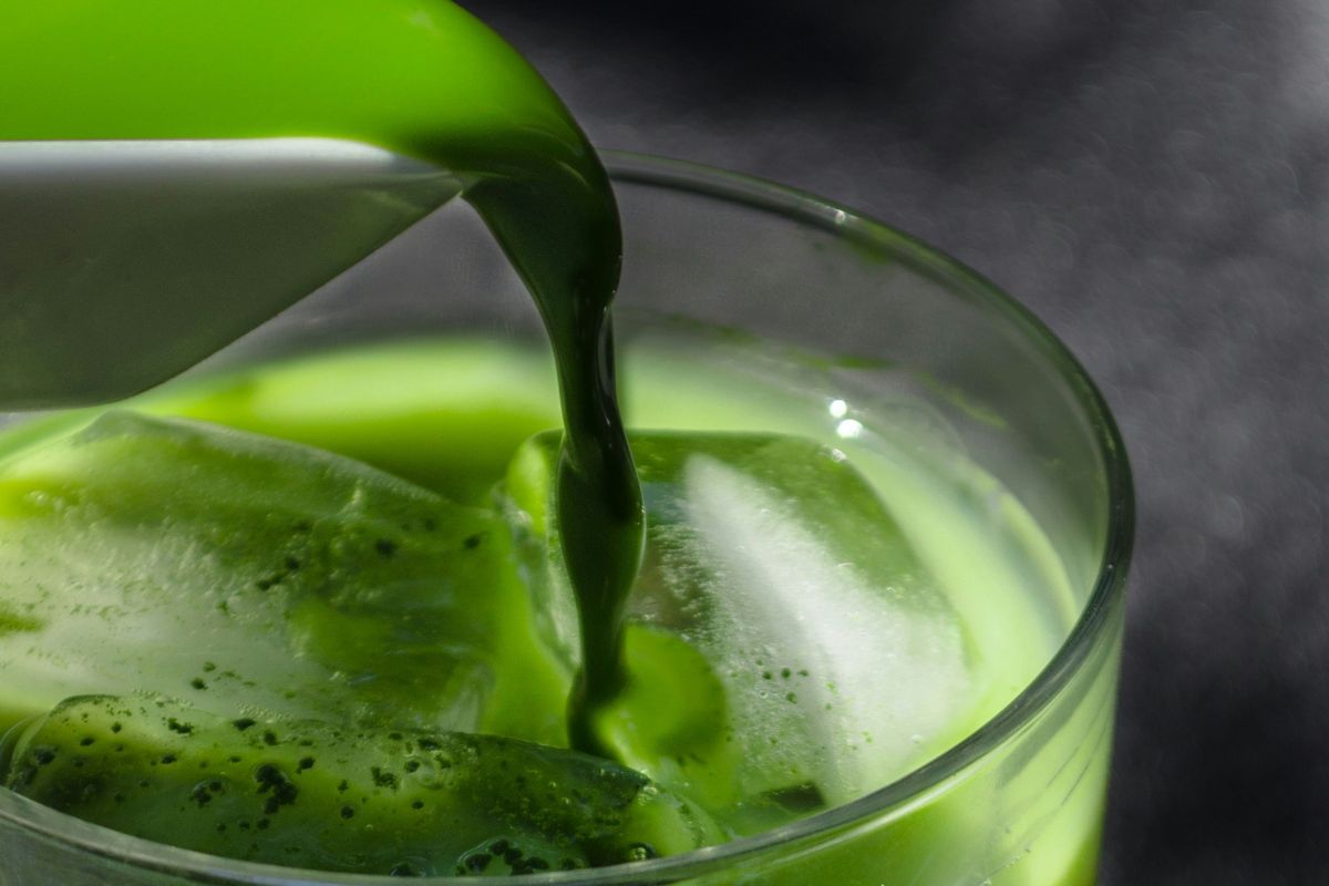 Matcha frío. Foto de Pexels.