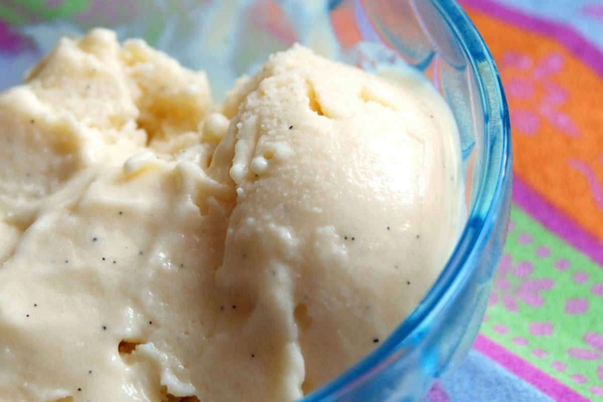 Helado de vainilla. Foto de Flickr.