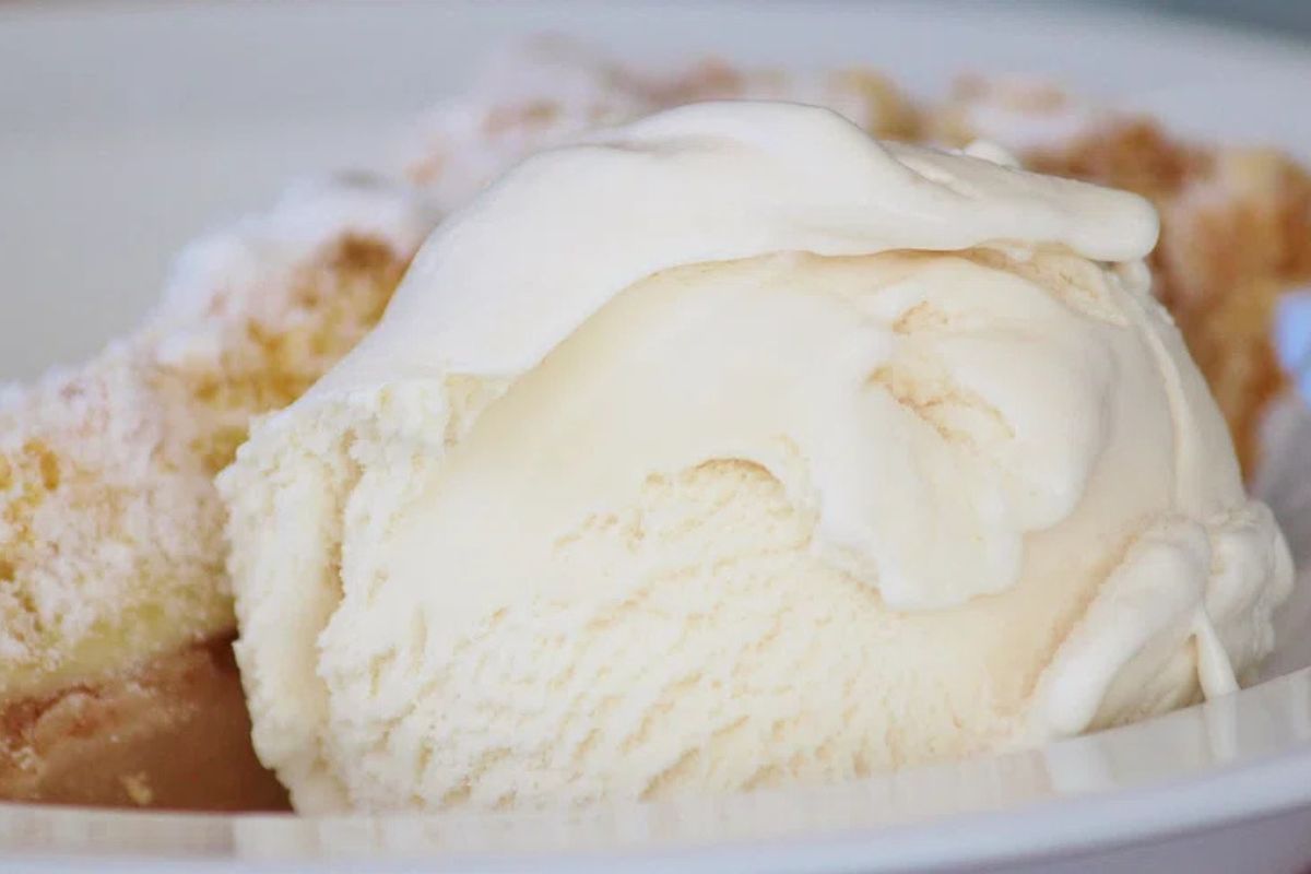 Helado de vainilla. Foto de Flickr.