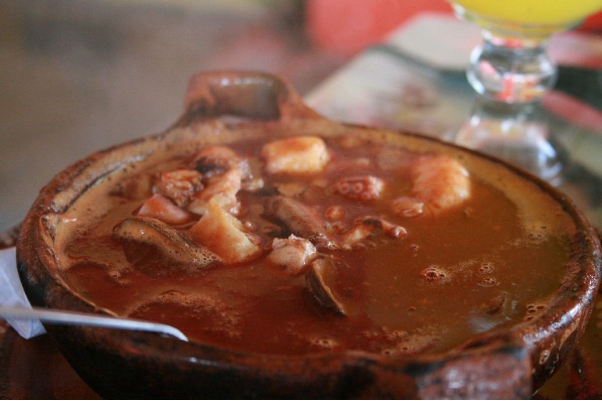 Chilpachole recién hecho. Foto de Flickr.