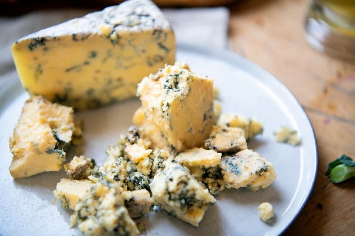 Queso azul producido en Italia. Foto de Pexels.