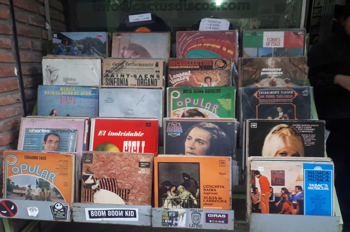 Discos exhibidos 