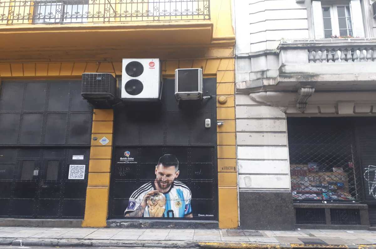Mural de Messi 