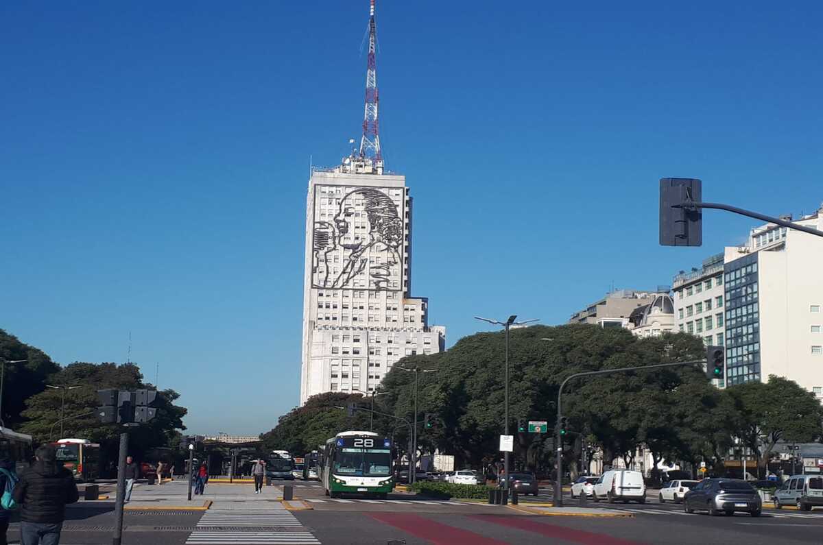 El monumento a Eva Perón