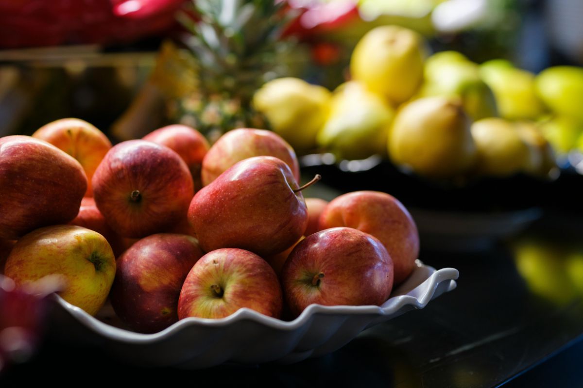 Manzanas listas para comer. Foto de UnSplash.