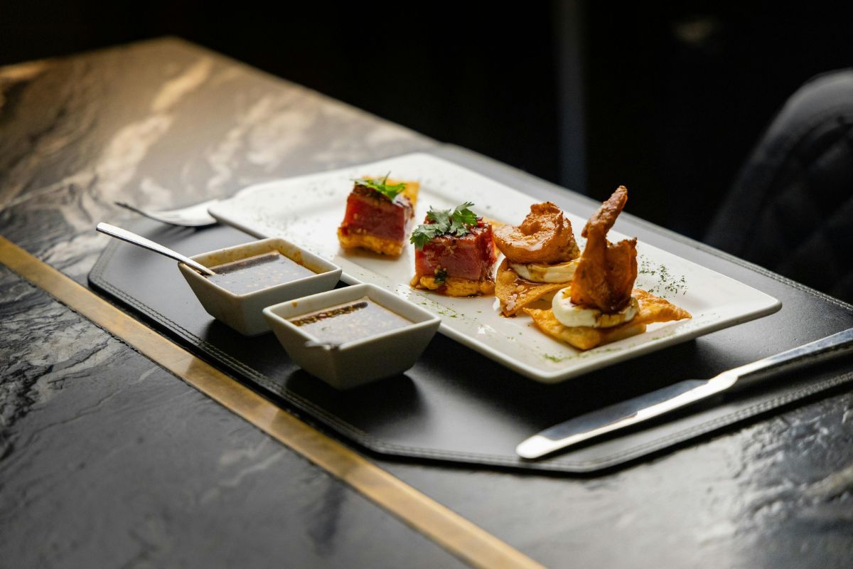Aperitivos para compartir. Foto de Pexels.