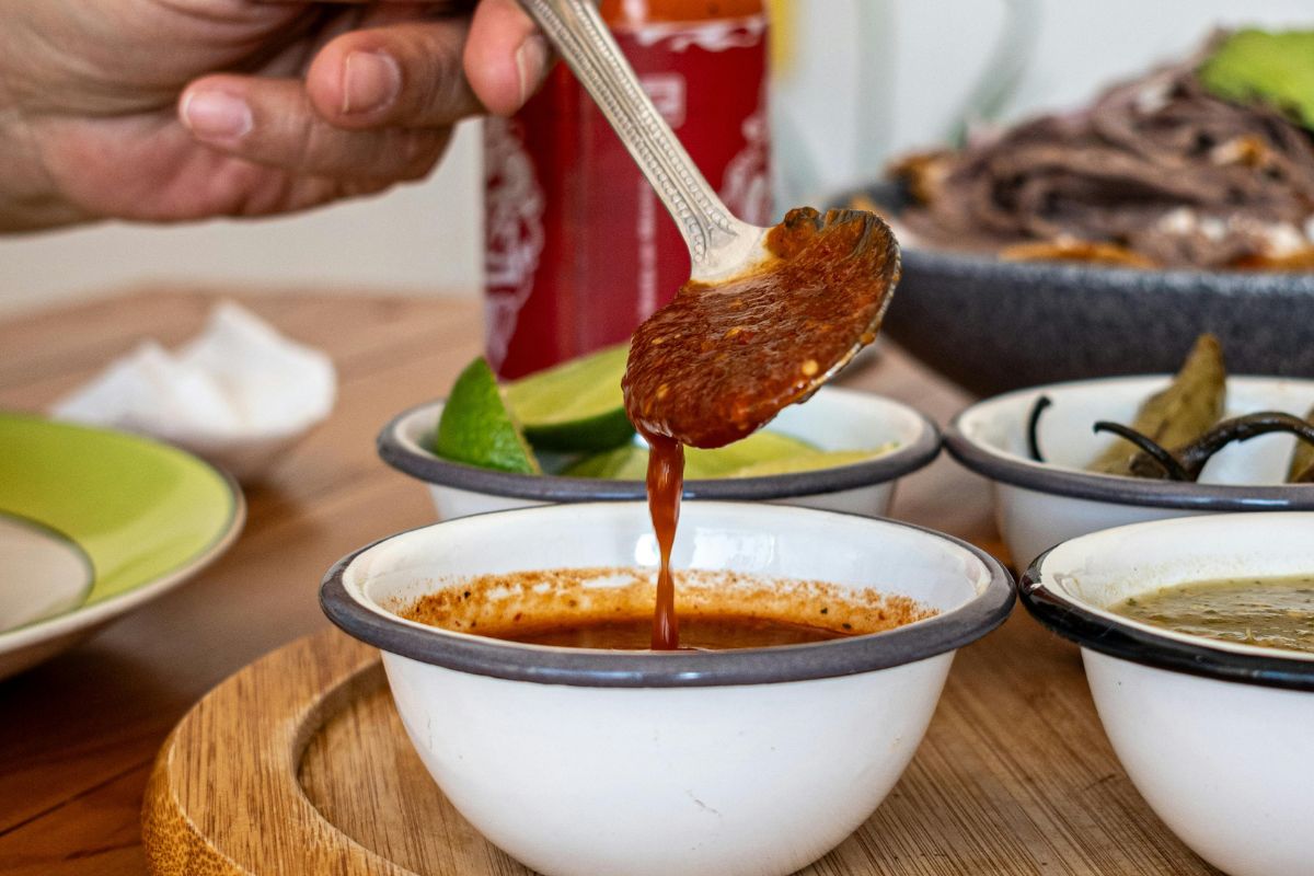 Salsa roja cocida. Foto de Pexels.