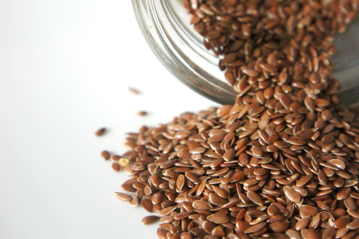 Semillas de linaza comestibles. Foto de Pexels.
