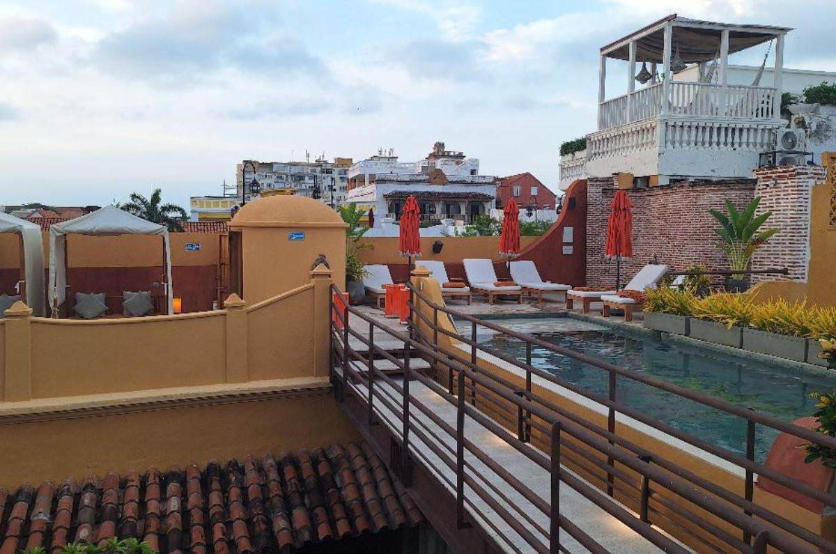 Alberca del rooftop, foto de Miriam Carmo