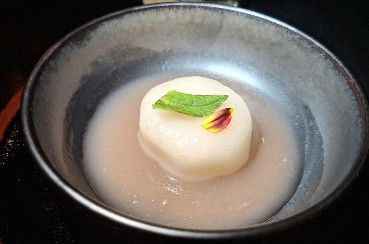 Postre Nuo Mi Ci del chef Chui, foto de Miriam Carmo
