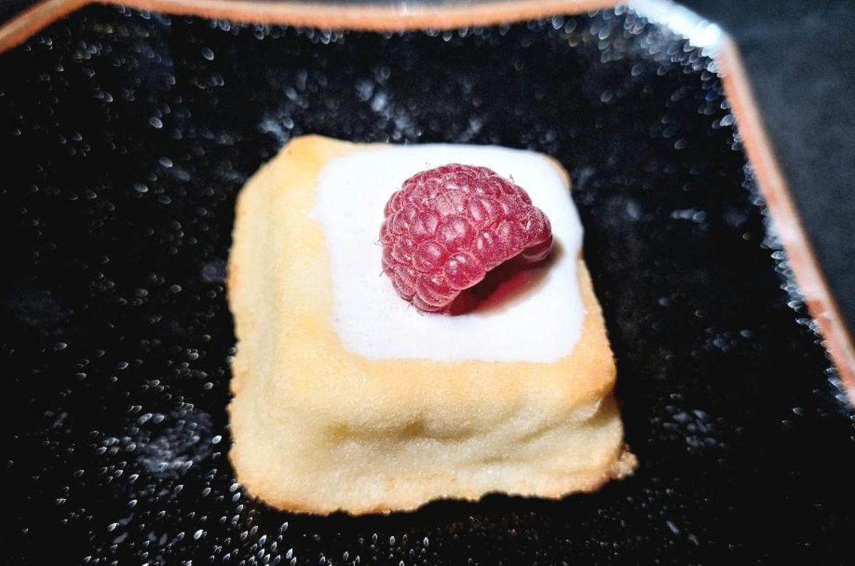 Helado masala chai con panna cotta de coco del chef Aguirre, foto de Miriam Carmo