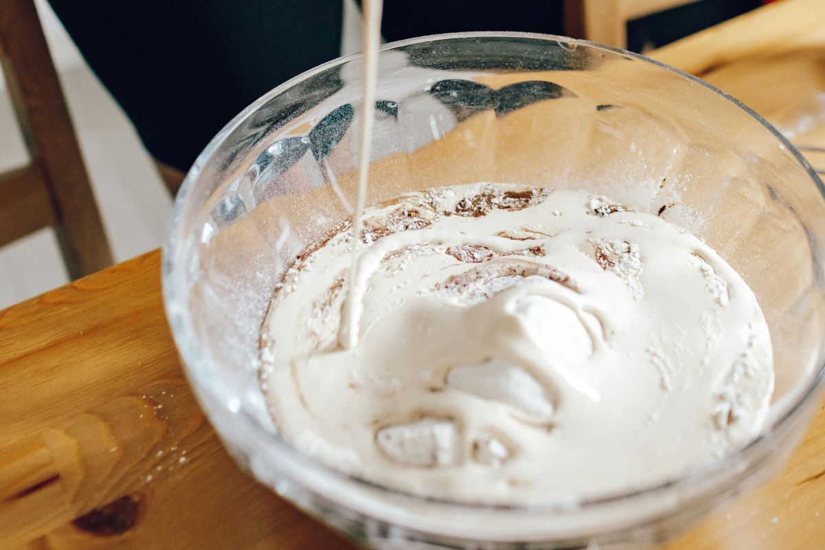 Mezcla para pastel de vainilla. Foto de Pexels.