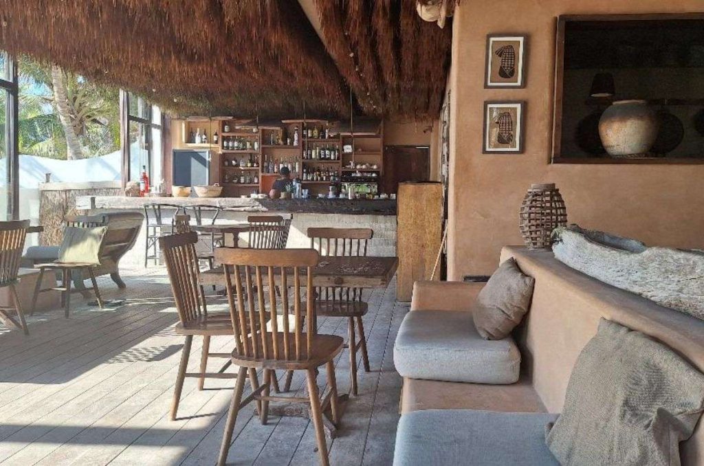 Restaurante Piedra Escondida, en el hotel Chiringuito Tulum