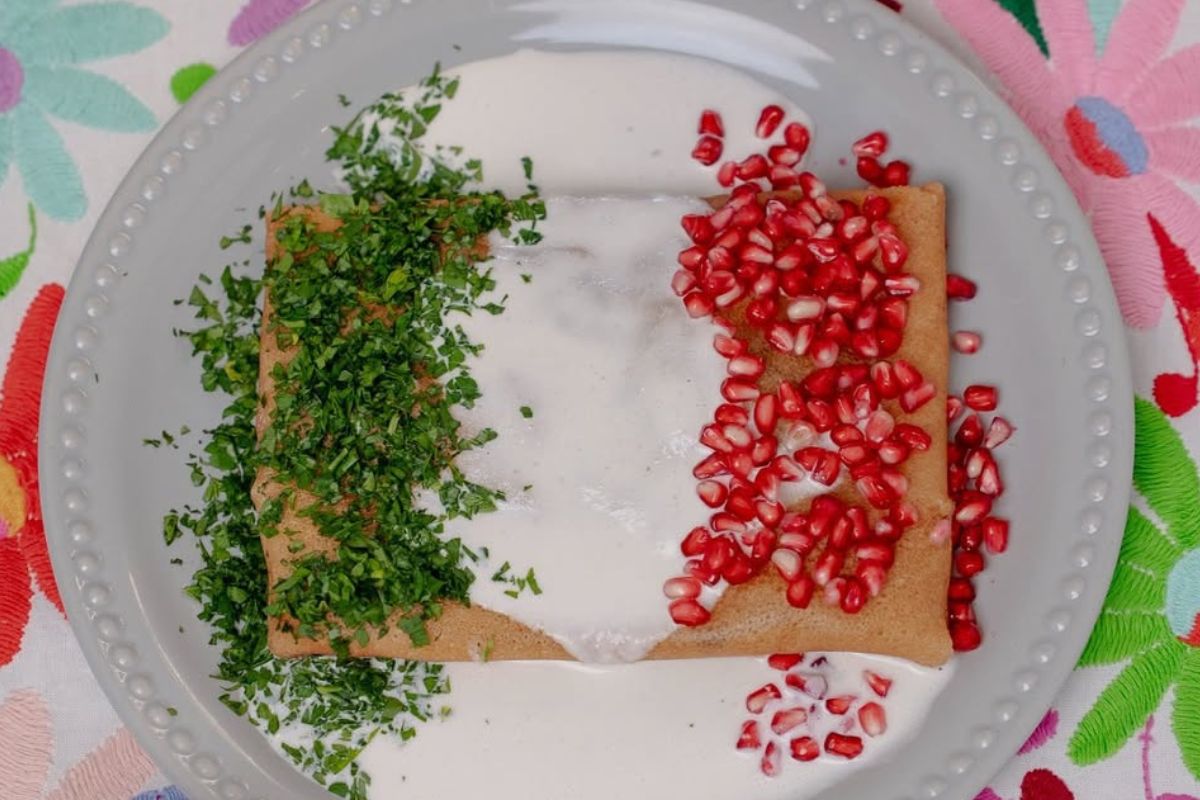 2. Crepa de chile en nogada