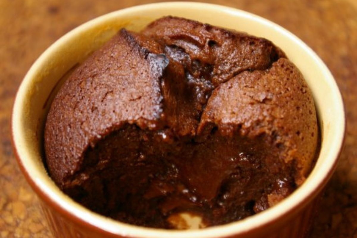 5. Soufflé de chocolate