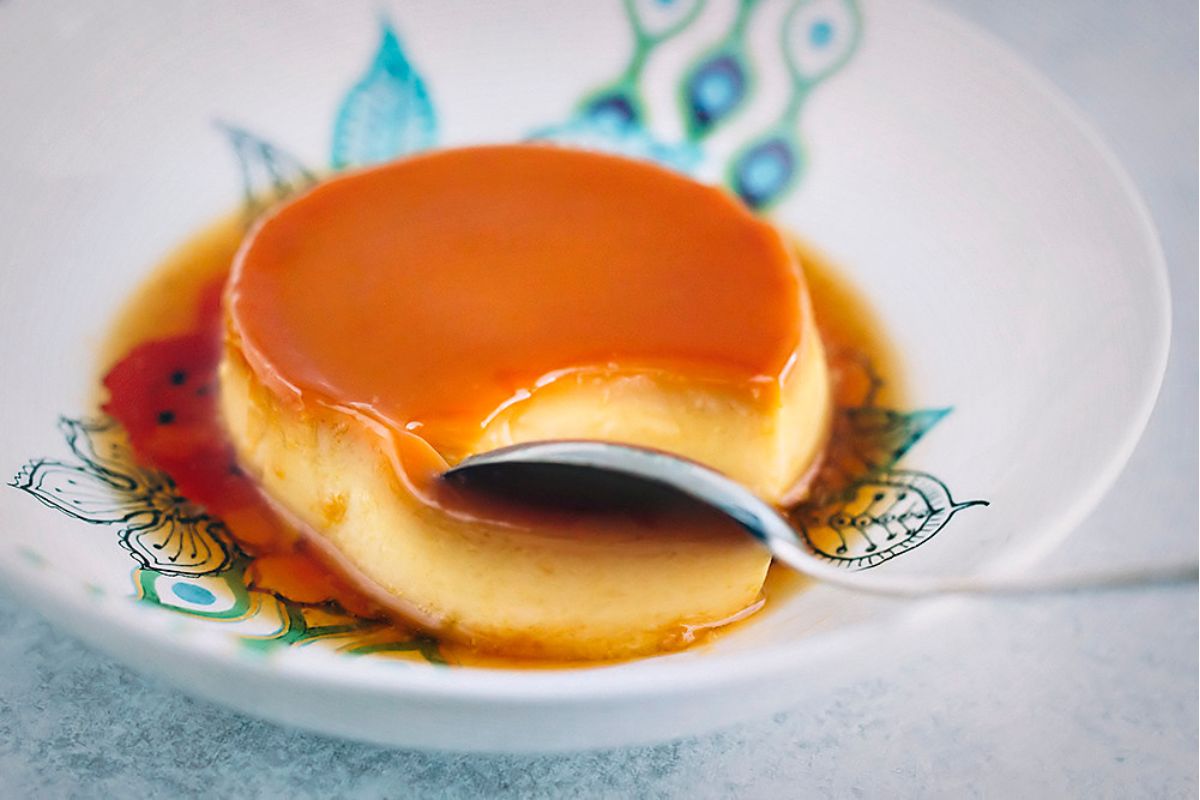 4. Flan con cajeta