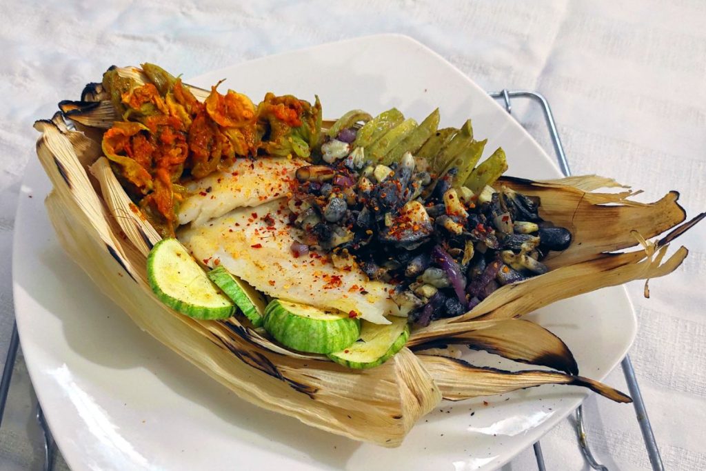 El tlapique es un tamal peculiar que no lleva masa.