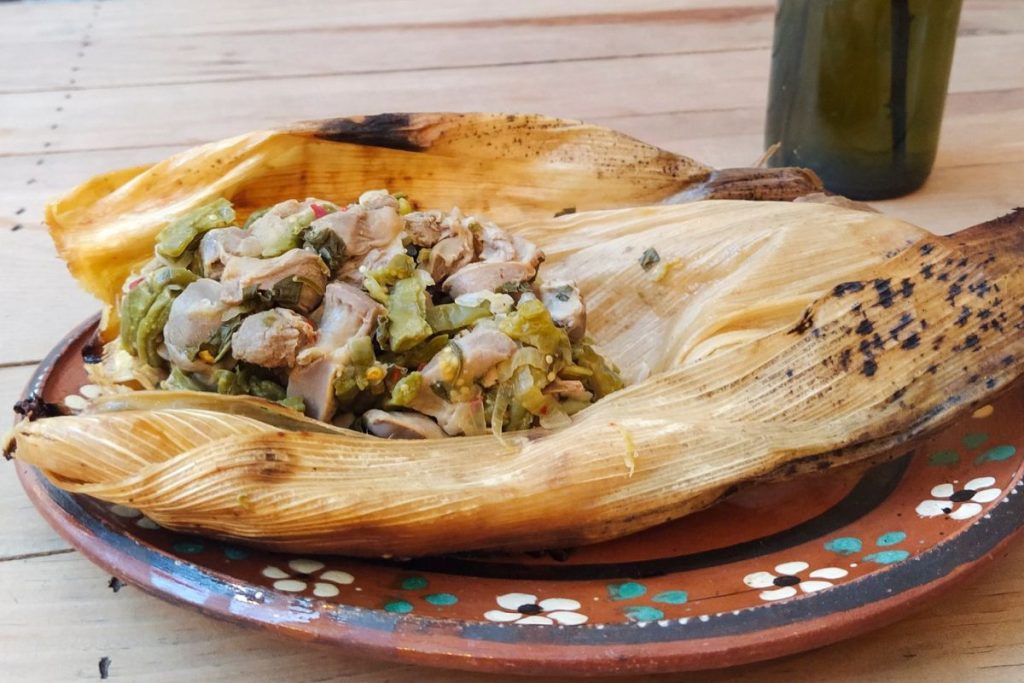 El tlapique es un tamal peculiar que no lleva masa.