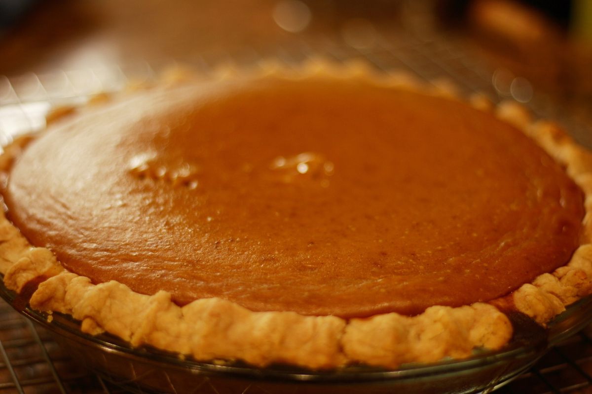 Tarta de calabaza de temporada. Foto de Flickr.