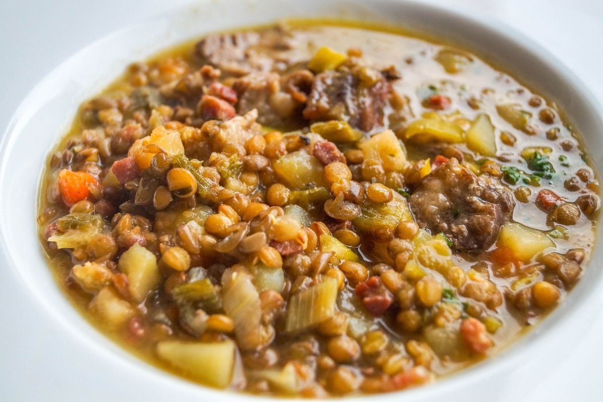 1. Lentejas con carne