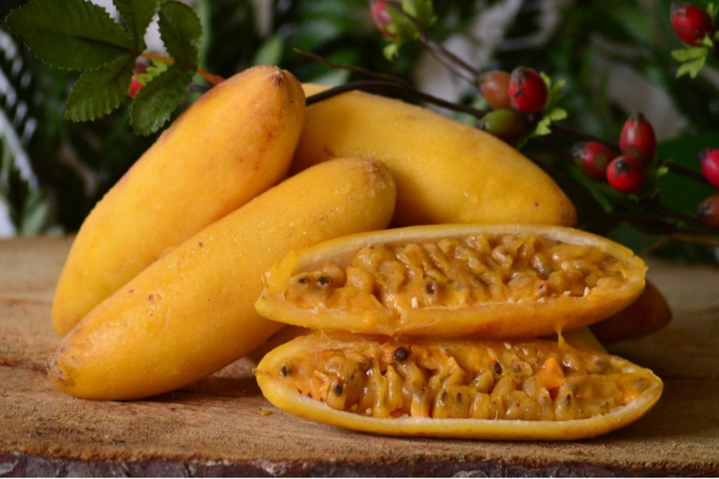 La curuba es una fruta tropical similar al maracuyá.