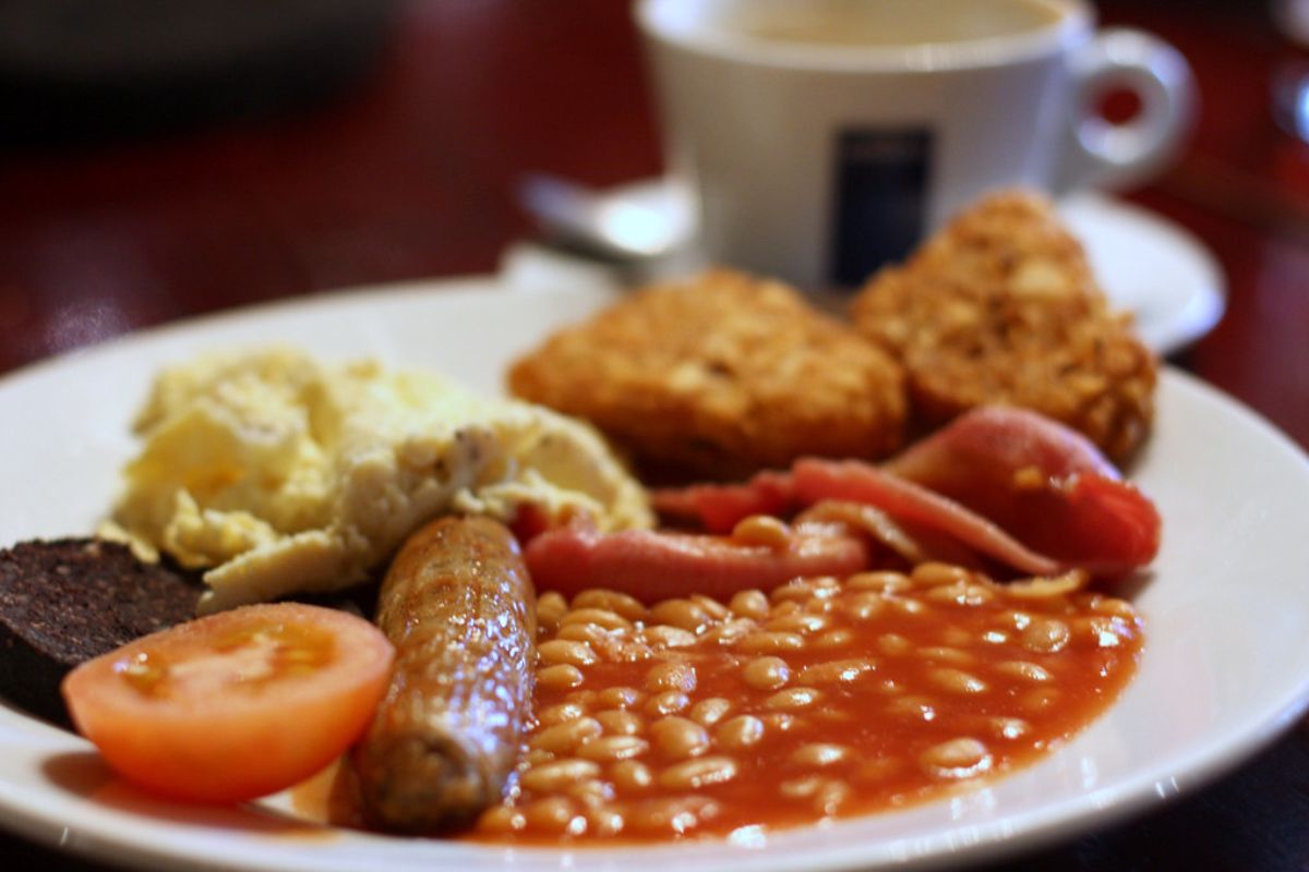 English breakfast tradicional. Foto de Flickr.