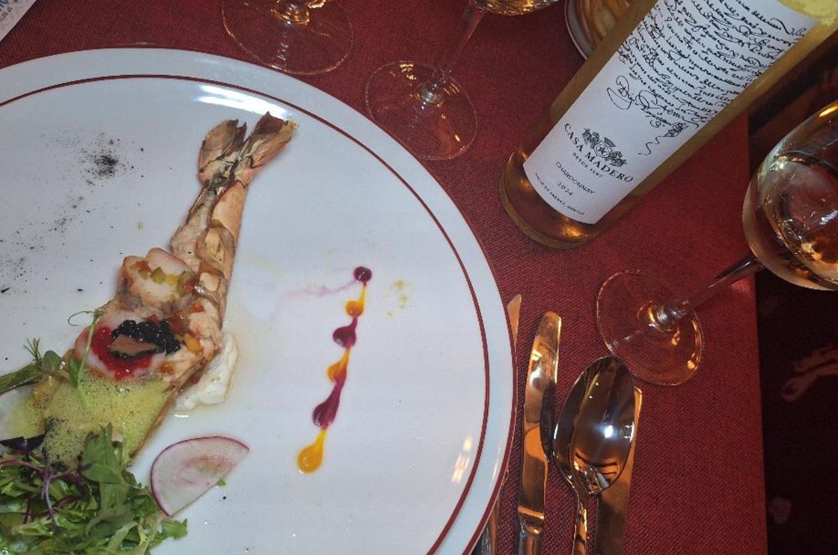 Ensalada de camarón del chef Francisco Ventura - Barceló Maya Beach & Caribe, foto de Miriam Carmo