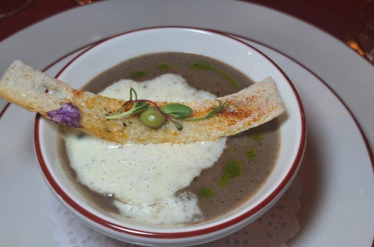 Crema de champiñones del chef Francisco Ventura - Barceló Maya Beach & Caribe, foto de Miriam Carmo