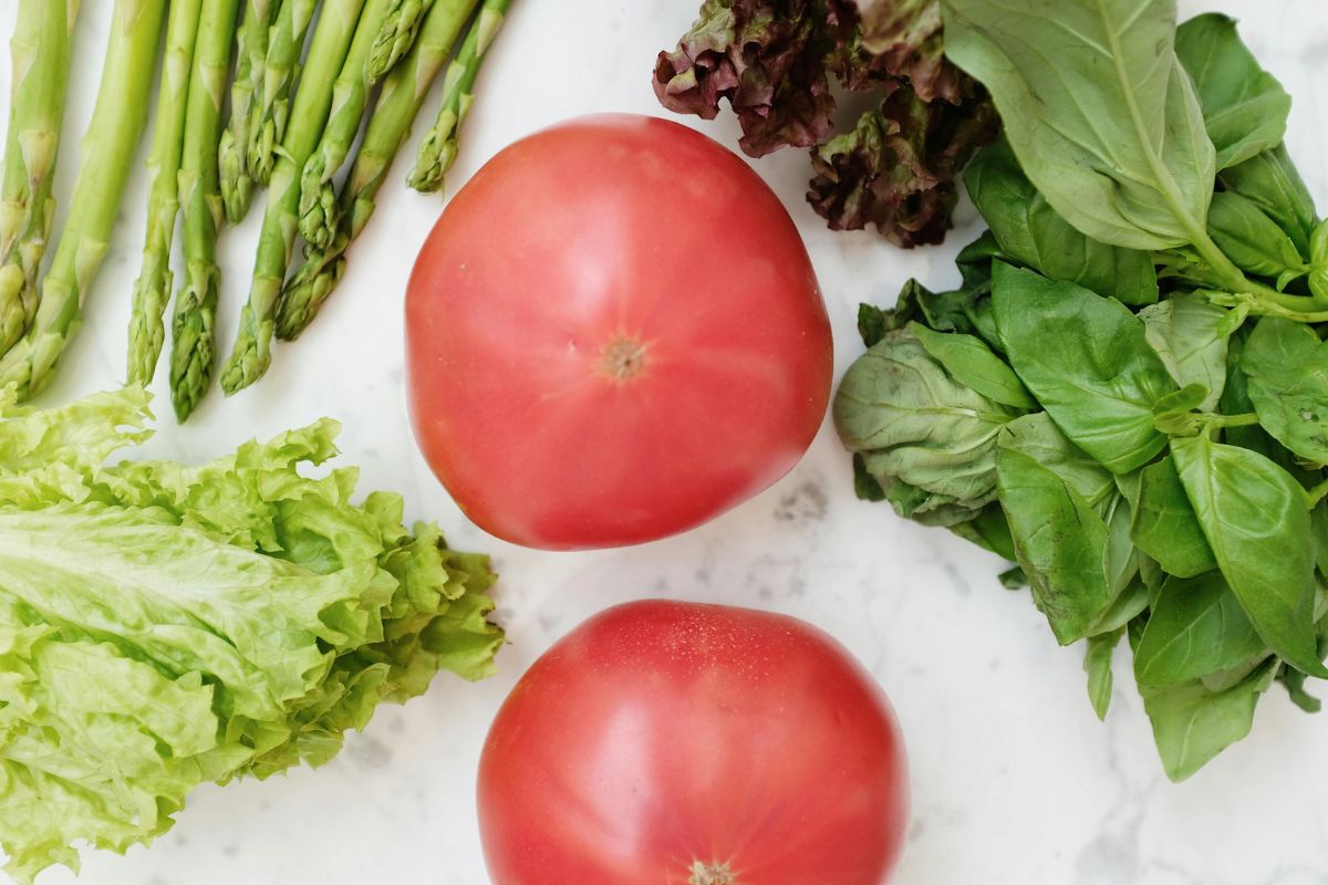 Vegetales frescos. Foto de Pexels.