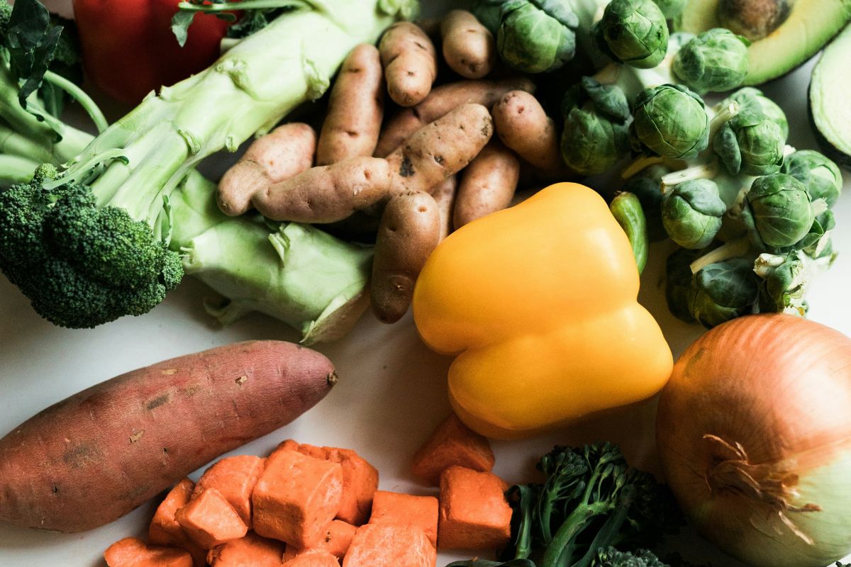 Vegetales frescos. Foto de Pexels.
