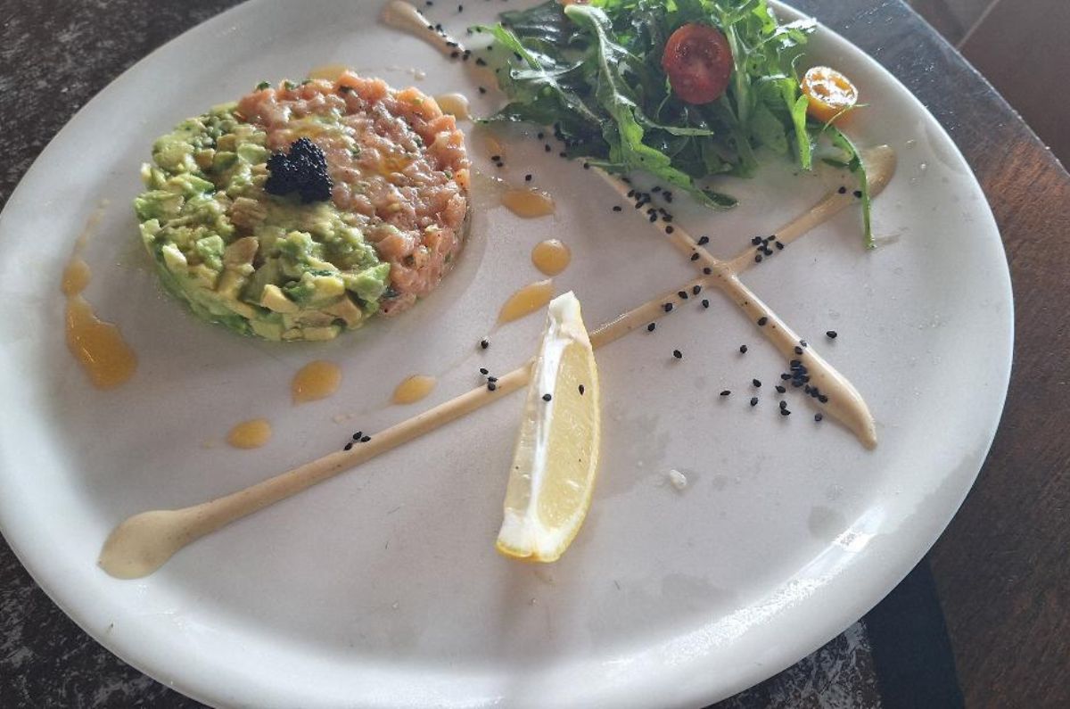 Tartar de salmón, foto de Miriam Carmo