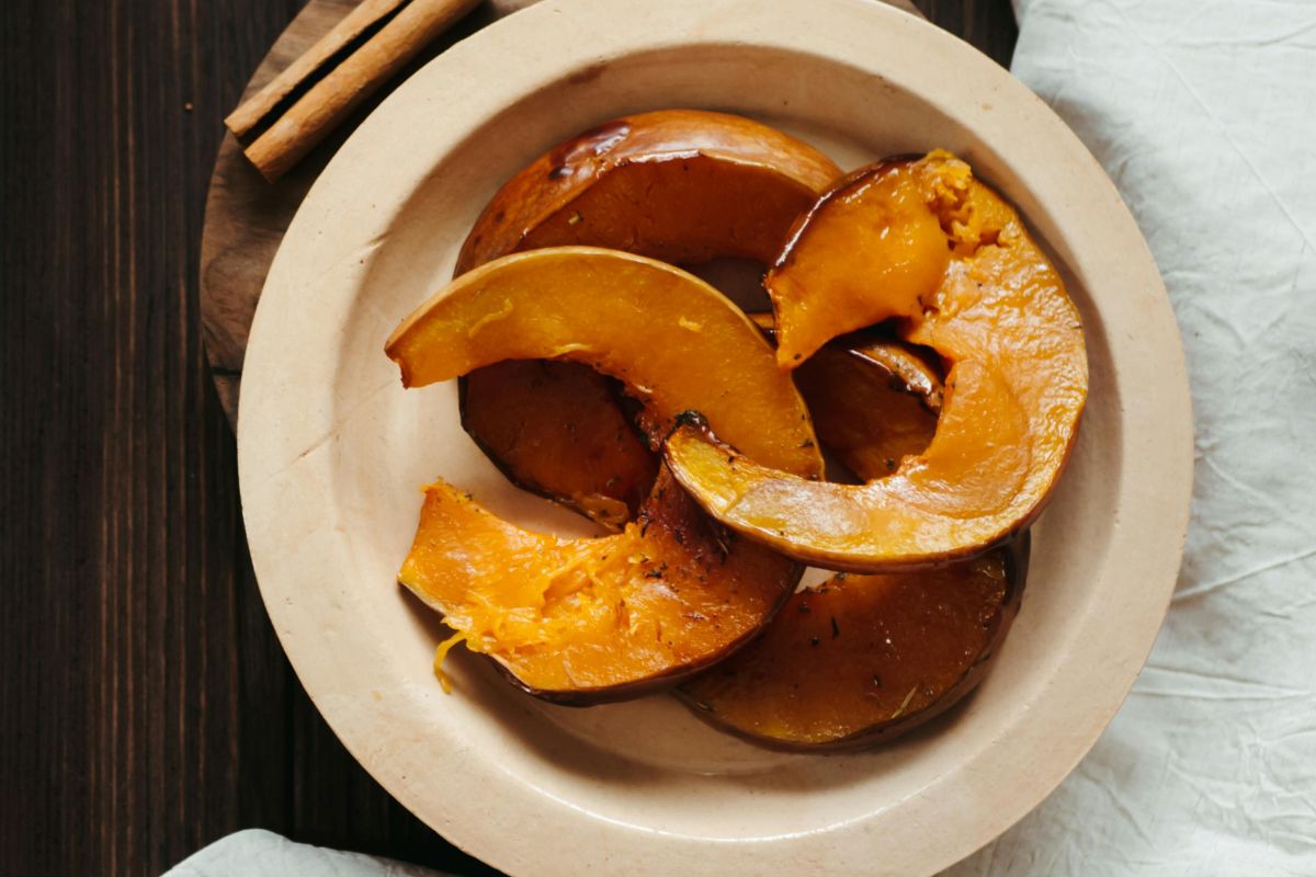 Calabaza caramelizada. Foto de Pexels.