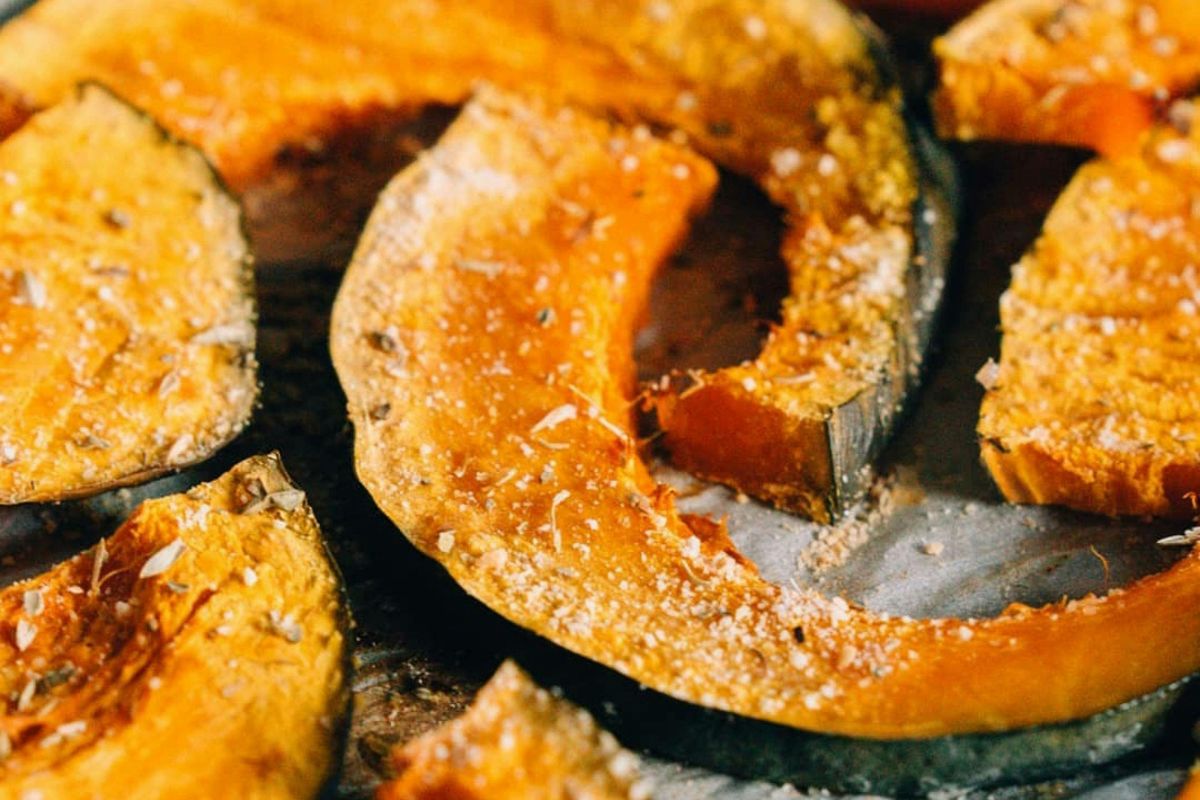 Calabaza rostizada. Foto de Pexels.