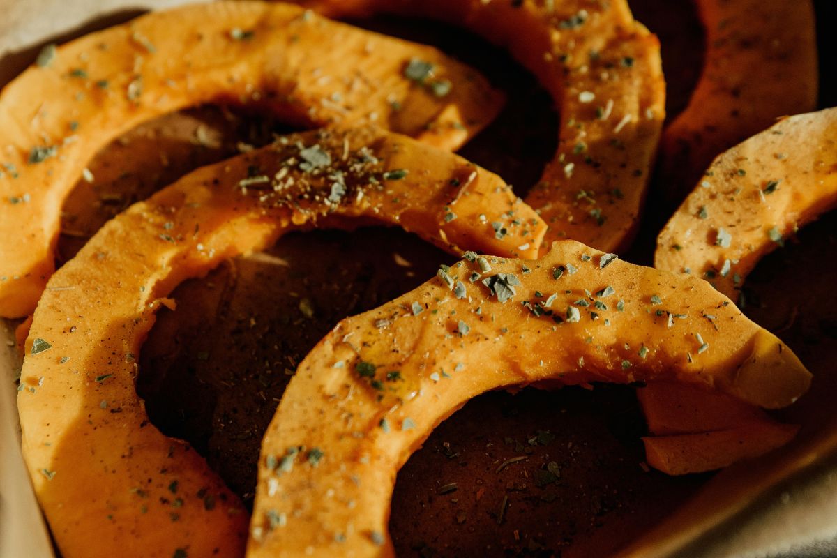 Calabaza rostizada. Foto de Pexels.