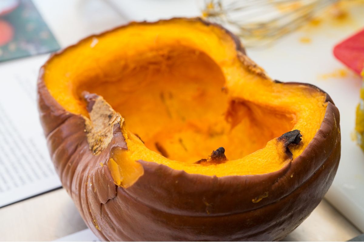 Calabaza rostizada. Foto de Pexels.