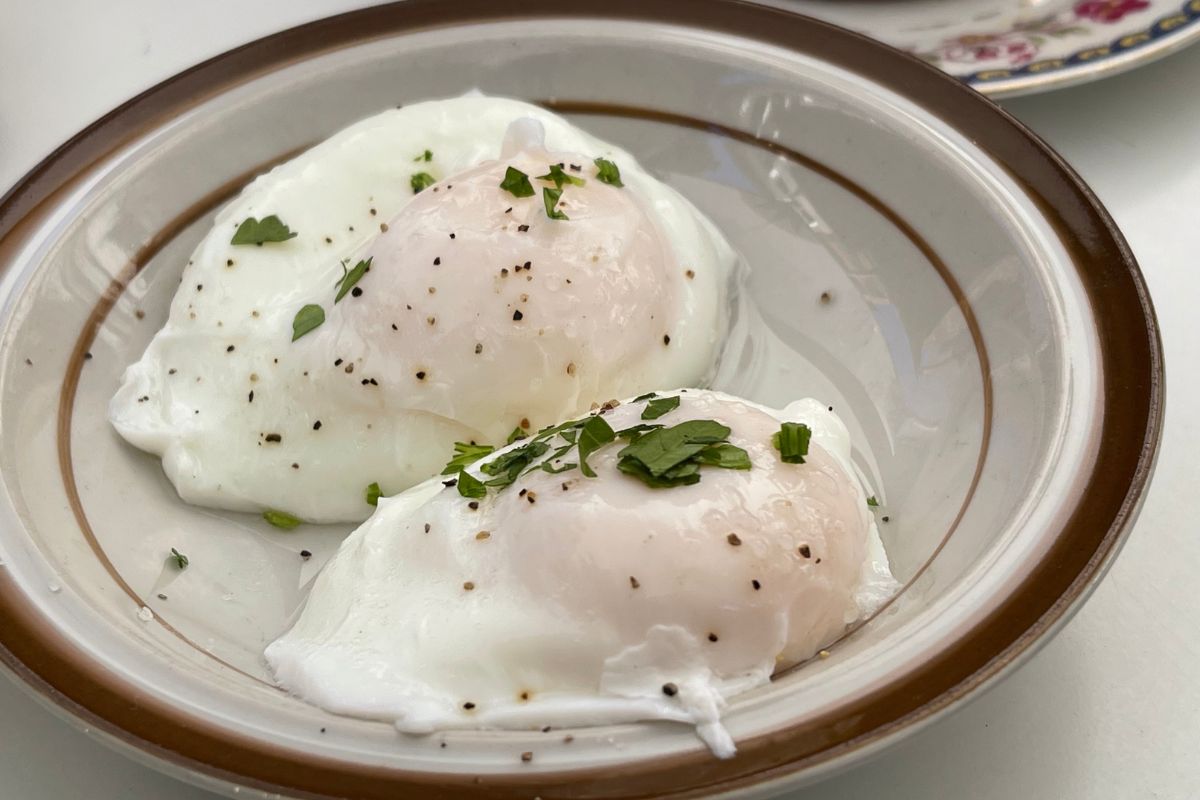 Huevos pochados. Foto de Pexels.