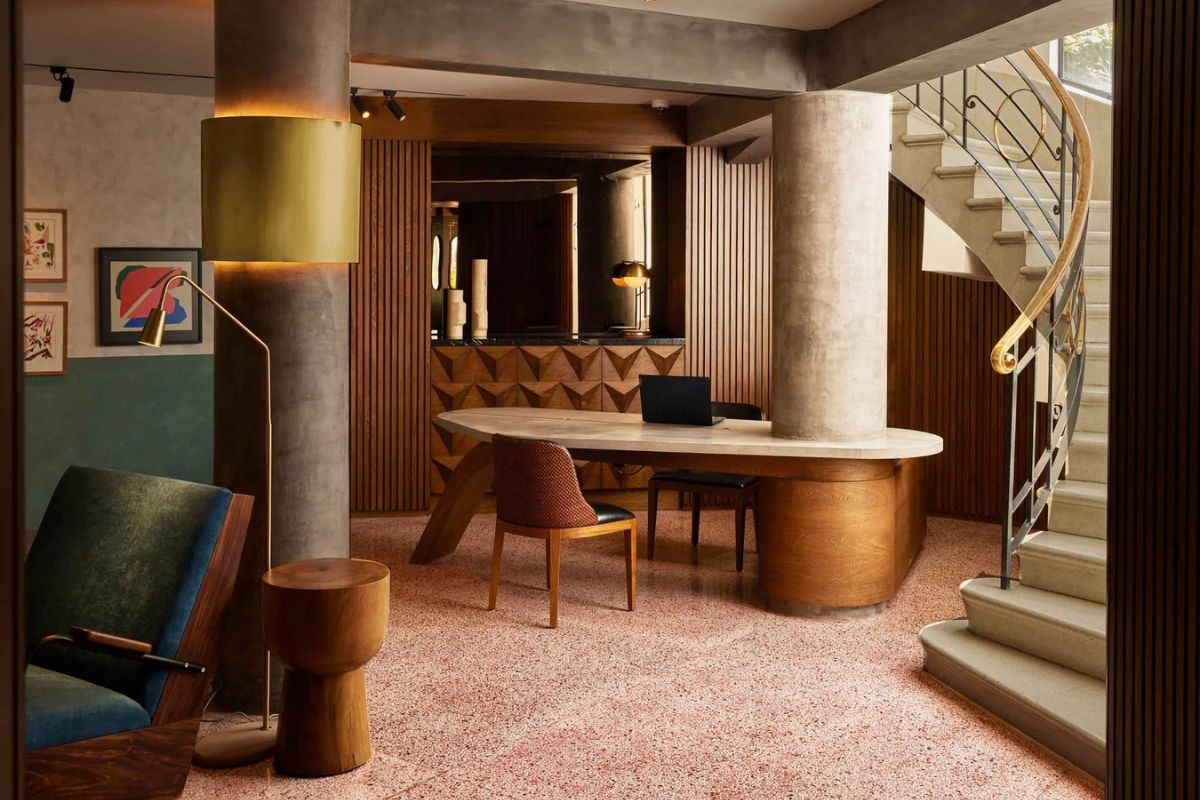 Lobby del hotel. Foto de sitio web Campos Polanco.