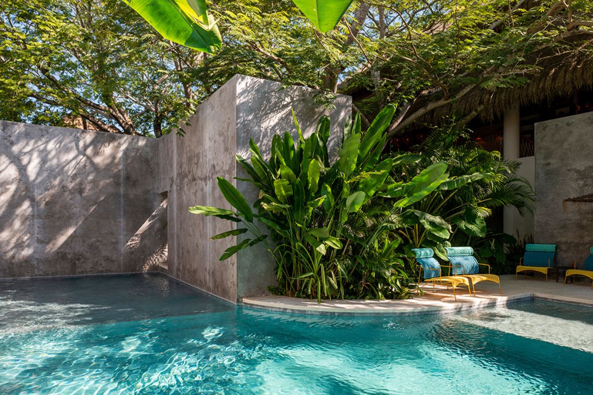 Piscina del hotel. Foto de sitio web Casa Hormiga.
